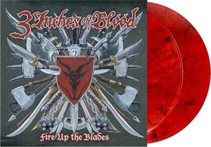 Three Inches Of Blood - Fire Up The Blade (Crimson Fire Vinyl, 2 LPs)