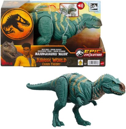 Mattel Jurassic World: Wild Roar Majungasaurus - Spielfigur