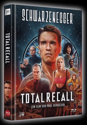 Total Recall (1990) (Cover A, Limited Edition, Mediabook, Uncut, 2 Blu-rays)