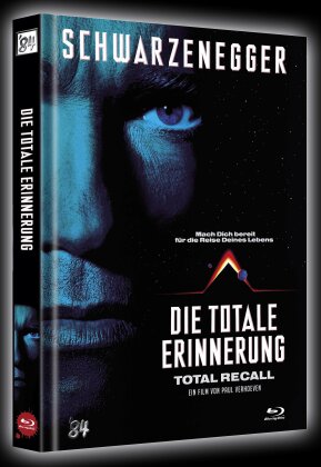 Die totale Erinnerung - Total Recall (1990) (Cover B, Limited Edition, Mediabook, Uncut, 2 Blu-rays)