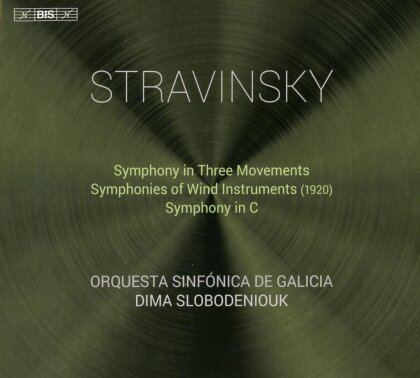 Igor Strawinsky (1882-1971), Dima Slobodeniouk & Orquesta Sinfónica de Galicia - Symphony in Three Movements - Symphonies of Wind I (Hybrid SACD)