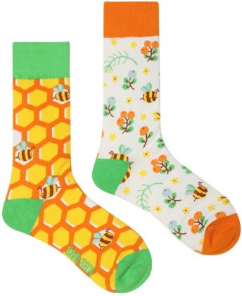 FUNNY SOCKS BEES - Bienen Einheitsgrösse
