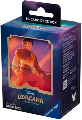 Disney Lorcana JCC : Ciel Scintillant - Boîte de deck de 80 cartes Aladdin