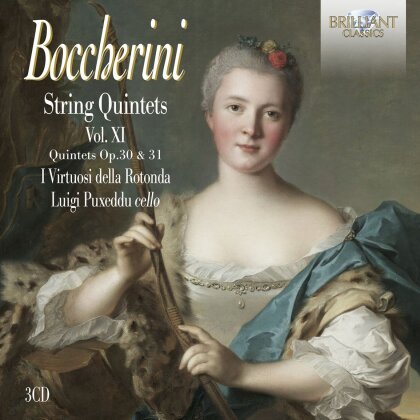 Luigi Boccherini (1743-1805), Luigi Puxeddu & I Virtuosi della Rotonda - String Quintets Op. 30 & 31 Vol. XI (3 CDs)