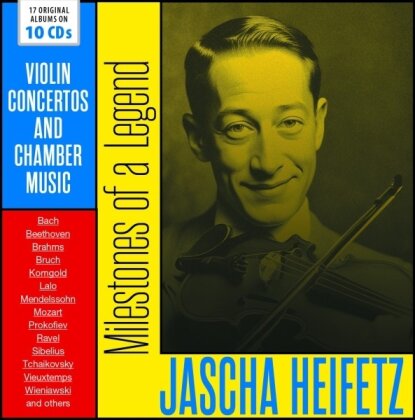 Jascha Heifetz - Original Albums (2024 Reissue, Fermata, 10 CDs)