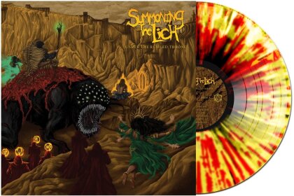 Summoning The Lich - Under The Reviled Throne (Red/Black/Yellow Splatter Vinyl, LP)