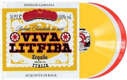Litfiba - Viva Litfiba (2024 Reissue, Warner Italy, Yellow/White/Red Vinyl, 3 LPs)