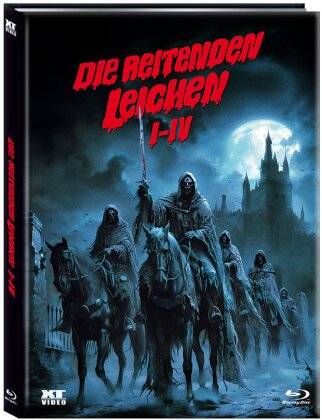 Die Reitenden Leichen 1-4 (Wattiert, Limited Edition, Mediabook, 4 Blu-rays)
