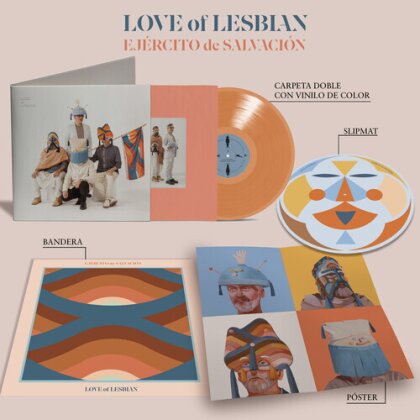 Love Of Lesbian - Ejercito De Salvacion (+ Flag, + Postcard, Star Signed, Limited Edition, Special Edition, LP)