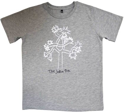 U2 Kids T-Shirt - Joshua Tree 2017 (Grey) (Ex-Tour) (9-10 Years) - Grösse 134/140