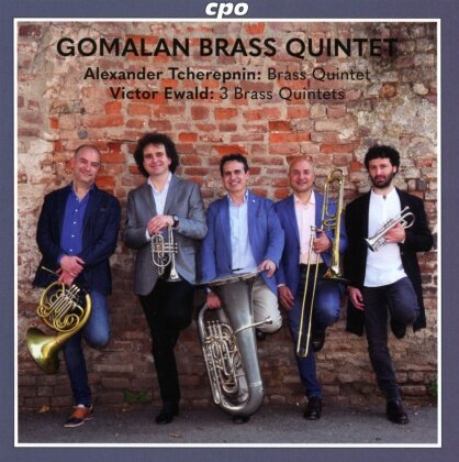 Gomalan Brass Quintet, Victor Ewald (1860-1935) & Alexander Tcherepnin (1899-1977) - 3 Brass Quintets