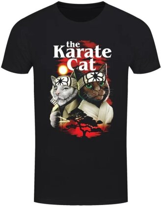 Horror Cats: The Karate Cat - Men's T-Shirt - Taglia XL