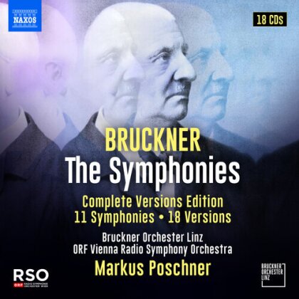 Anton Bruckner (1824-1896), Markus Poschner & Orf Vienna Radio Symphony - Symphonies Nos. 0 9 (18 CDs)