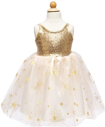 Sternenkleid golden Kostüm