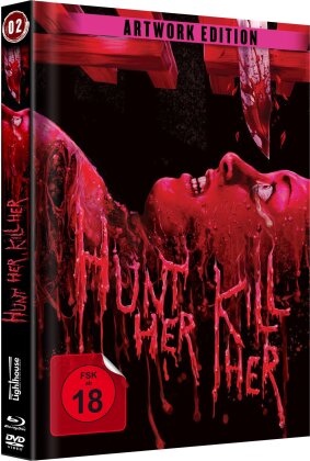 Hunt Her, Kill Her (2022) (Artwork Edition, Limited Edition, Mediabook, Uncut, Blu-ray + DVD)