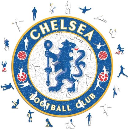 Chelsea FC - Logo - Holz Puzzle Grösse M (270 Teile)