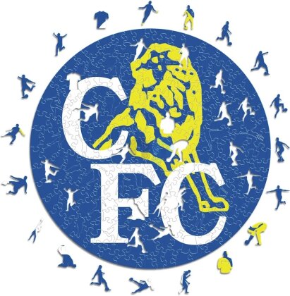 Chelsea FC - Retro Logo - Holz Puzzle Grösse M (270 Teile)