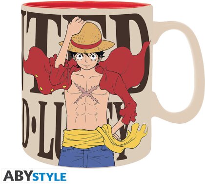 ONE PIECE-Mug-Luffy & Wanted