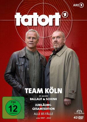 Tatort Köln - Alle 85 Folgen von 1997-2022 (Gesamtedition, 25th Anniversary Edition, 43 DVDs)