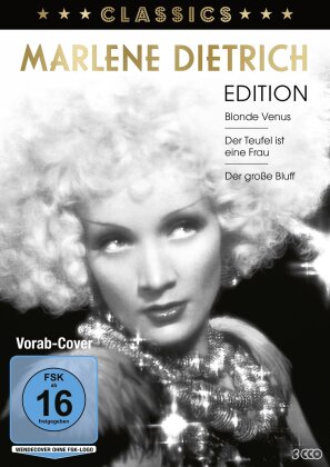 Marlene Dietrich Edition - Blonde Venus / Der Teufel ist eine Frau / Der grosse Bluff (Classics, b/w, 3 DVDs)