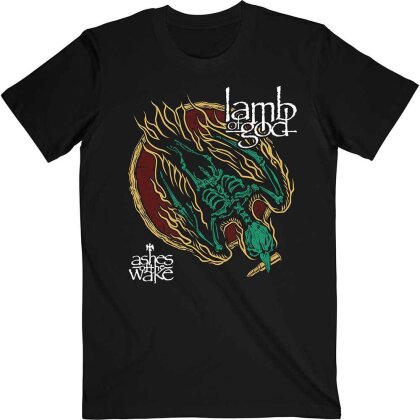 Lamb Of God Unisex T-Shirt - Ashes of the Wake (Black)