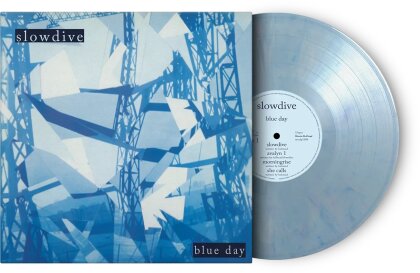 Slowdive - Blue Day (2024 Reissue, Blue/White Marbled Vinyl, LP)