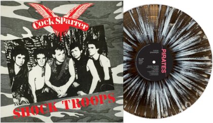 Cock Sparrer - Shock Troops (2024 Reissue, Black Ice Vinyl, LP)