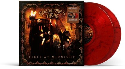 Blackmore's Night (Blackmore Ritchie) - Fires At Midnight (2024 Reissue, Gatefold, Earmusic, Édition Limitée, Marbled Red/Black Vinyl, 2 LP)