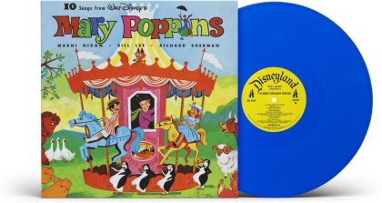 10 Songs from Mary Poppins - OST (Walt Disney Records, 60th Anniversary Edition, Limited Edition, Blue Vinyl, LP)