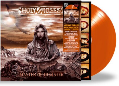 Holy Moses - Master Of Disaster (2024 Reissue, Brutal Planet, Extended Edition, Limited Edition, Orange Vinyl, LP)