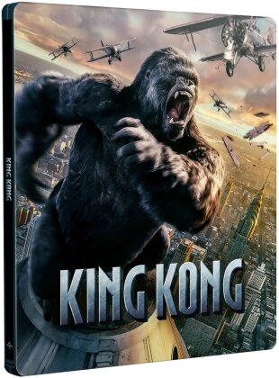 King Kong (2005) (Limited Edition, Steelbook, 4K Ultra HD + 2 Blu-rays)