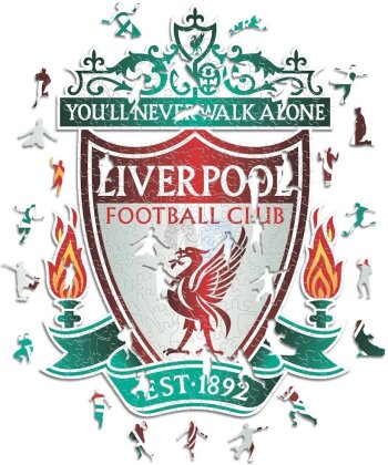 Liverpool FC - Logo - Holz Puzzle Grösse L (500 Teile)