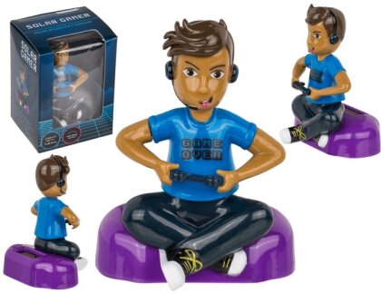 Gamer bewegliche Figur mit Solarzelle