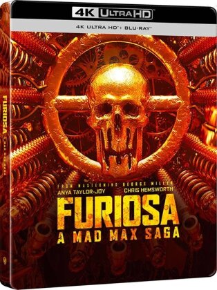 Furiosa: A Mad Max Saga (2024) (Cover 1, Limited Edition, Steelbook, 4K Ultra HD + Blu-ray)