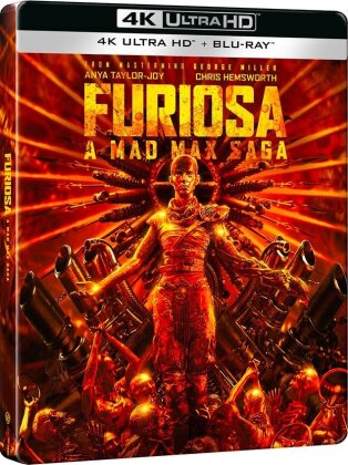 Furiosa: A Mad Max Saga (2024) (Cover 3, Édition Limitée, Steelbook, 4K Ultra HD + Blu-ray)