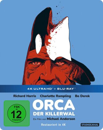 Orca - Der Killerwal (1977) (Edizione Limitata, Edizione Restaurata, Steelbook, 4K Ultra HD + Blu-ray)