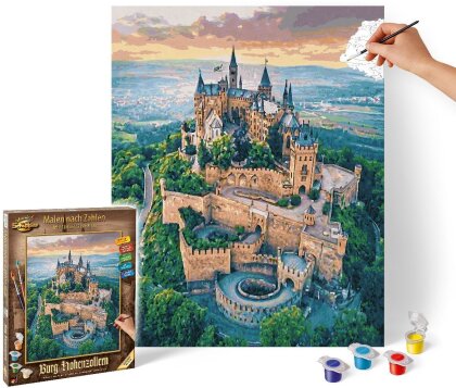 Malen nach Zahlen - Burg Hohenzollern