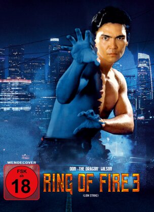 Ring of Fire 3 - Lion Strike (1994) (Cover A, Limited Edition, Mediabook, Uncut, Blu-ray + DVD)