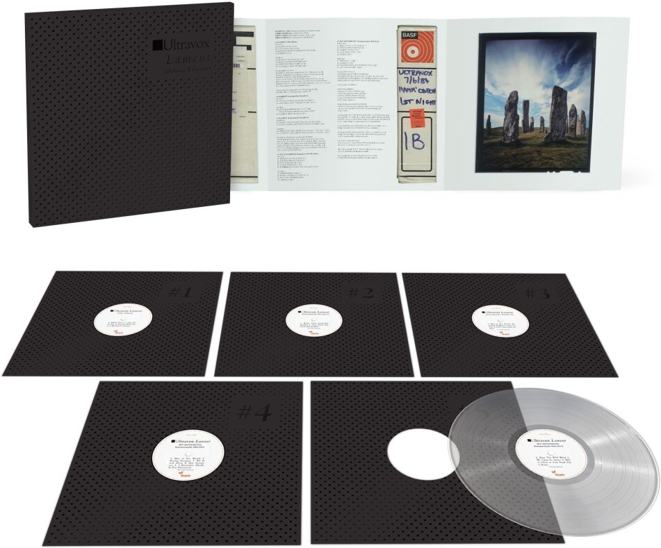 Ultravox - Lament 2024 Reissue, Chrysalis, Edizione 40° Anniversario, Clear Vinyl, 5 LP