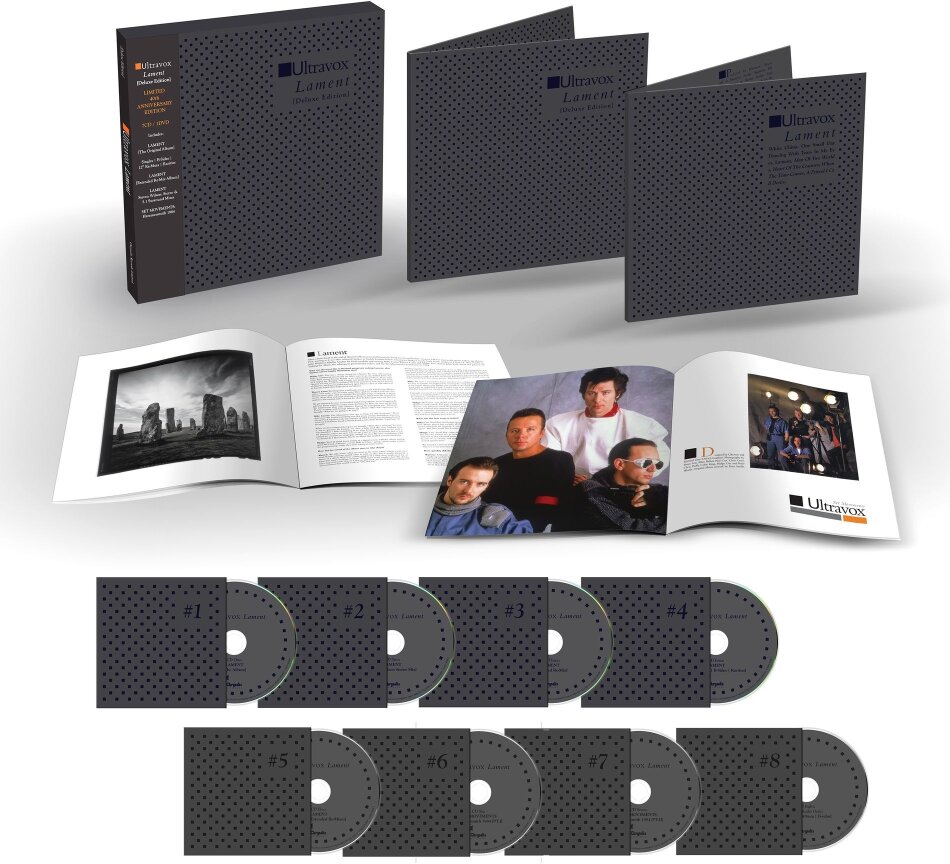 Ultravox - Lament 2024 Reissue, Chrysalis, Edizione 40° Anniversario, 7 CD + DVD