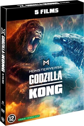 Godzilla / Kong - MonsterVerse - 5 Films (5 DVD)