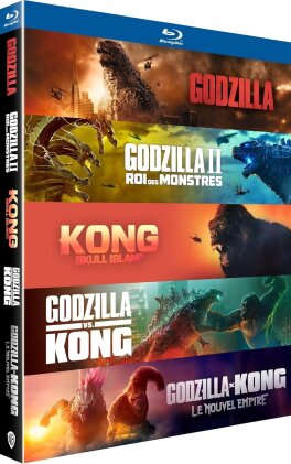 Godzilla / Kong - MonsterVerse - 5 Films (5 Blu-ray)