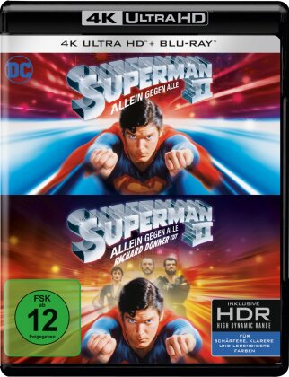 Superman 2 - Allein gegen alle (1980) (Richard Donner Cut, Kinoversion, 2 4K Ultra HDs + 2 Blu-rays)