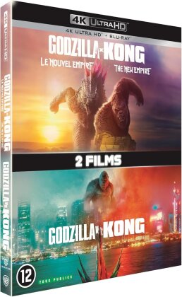 Godzilla x Kong : Le Nouvel Empire (2024) / Godzilla vs. Kong (2021) (2 4K Ultra HDs + 2 Blu-rays)