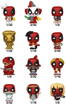 Bitty Pop Deadpool - Funko Bitty Pop Singles Deadpool One Per Purchase
