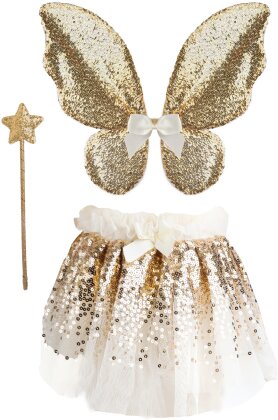Fee glitzergold Kostüm