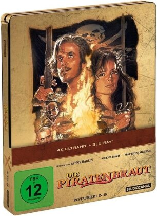 Die Piratenbraut (1995) (Limited Edition, Restaurierte Fassung, Steelbook, 4K Ultra HD + Blu-ray)