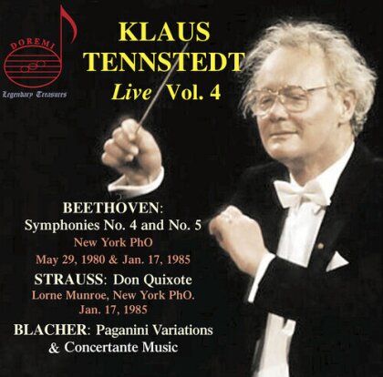 New York Philharmonic, Ludwig van Beethoven (1770-1827), Boris Blacher (1903-1975) & Klaus Tennstedt - Klaus Tennstedt Live Vol. 4