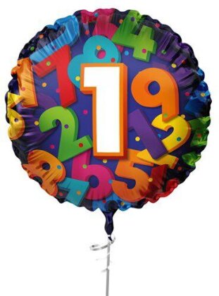 Folienballon 1 (Zahlen)