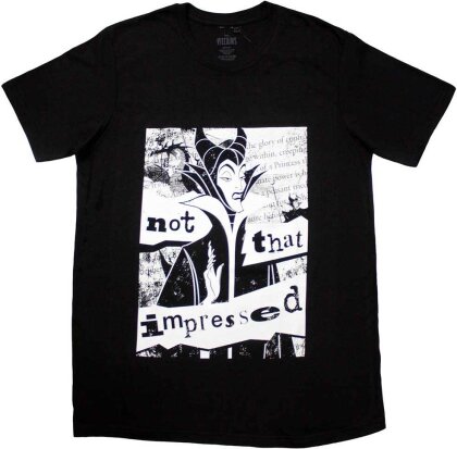 Sleeping Beauty Unisex T-Shirt - Maleficent Not That Impressed (Black)